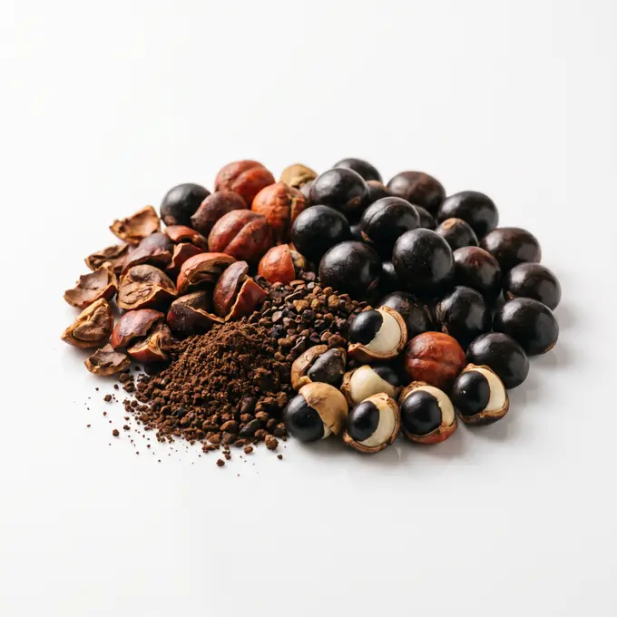 Guarana fruit representing guarana seed extract in SodaBurn